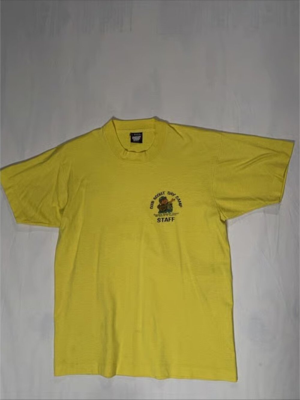 Vintage Cub Scouts Day Camp Tee Single Stitch Screen Stars Best